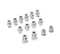 SUNGOOYUE RC Shock Absorber Ball Head, 14PCS Iron RC Car Shock Damper Ball Head 1/8 RC Cars Spare Parts for ZD Racing