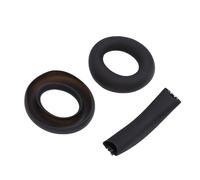SUNGOOYUE Replacement Ear Pads And Headband Cover Set, Silicone Earphone Ear Headsets Cushions And Headband Protector with Zipper for Soundcore By Anker Space Q45 Q35 Q30