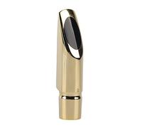 SUNGOOYUE Saxophone Mouthpiece, Metal Jazz Alto Saxophone Flute Head Mouthpiece with Cap Patches Pads Cushions