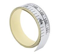 SUNGOOYUE Self Adhesive Measuring Tape, Aluminum Adhesive Backed Ruler Double Scale 1 Pc for Workbench Saw Table Drafting Table, Flexible Stick On Measure for Household Layout Tasks