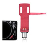 SUNGOOYUE Set of University Connection Cables of The Phonographic Player for Most Phonographies, Excellent Quality with High Class/Pills, 4 Cables, 2 Screws for Music Enthusiasts (Red)