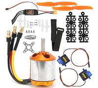 SUNGOOYUE SG90 9G Micro Servo, 40A ESC with Semi Transparent Body, Light Weight, Low Noise, High Performance, Safety Arming Function, Compatible with Li Ion Batteries, for Remote Control