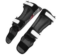 SUNGOOYUE Shin Guards, Thickened Protection for Fighting Boxing Muay Thai Sanda, with Soft Inner Lining Wear Resistant Flexible Comfortable, for Adults (L)