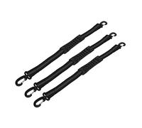 SUNGOOYUE Ski Boots Carrier Strap, 3 Pcs Roller Skate Leash Nylon Snowboard Boot Carrier Strap for Carrying Skate Shoes (Black)