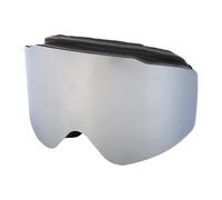 SUNGOOYUE Ski Goggles, Double Layer Anti Fog Snowboard Goggles with UV Protection and Myopia Lens Accommodation, for Skiing Snowboarding Mountaineering Outdoor Sports (Black Silver)