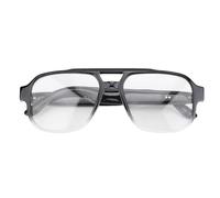 SUNGOOYUE Smart Bluetooth Glasses, Sun Protection Anti Blue Light Filter Lenses, Bluetooth 5.4 Open Ear Clear Sound, Smart Touch Control AI Voice Key, with Wireless Photography (Black)