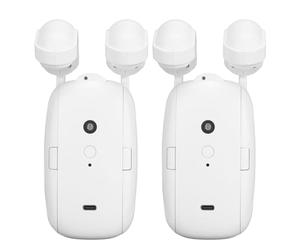 SUNGOOYUE Smart Curtain Opener, Automatic Curtain Motor with Remote Control App Bluetooth Voice Control, for Assistant Shortcuts, Compatible with Roman Rod Track