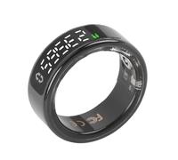 SUNGOOYUE Smart Ring, Fitness Tracker with Multifunctional Display for Time Steps Sports Modes, Up to 50m, with Phone App Sync for Health Monitoring (8 ID: 18.1mm/0.711in, Circumference: