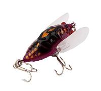 SUNGOOYUE SnakeHead Bass Killer Cicada Fisheries Bait for Freshwater Bait 2 Packs Dual Treble Hook Fischkaber