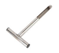SUNGOOYUE Soil Sampler Probe, 12 Inch Stainless Steel Soil Test Kit with T Style Handle, Reusable Sample Bags, Quick Lawn Analysis Tool for Garden Farm Golf Course