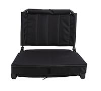 SUNGOOYUE Stadium Seat, Oxford Fabric Bleacher Ergonomic Backrest Folding Stadium Chair with 5 Adjustable Angles Thick Padded for Football Baseball Games