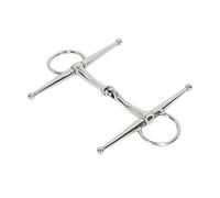 SUNGOOYUE Stainless Steel Full Cheek Horse Snaffle Bit Farm Jointed Bit 125mm Horse Mouth