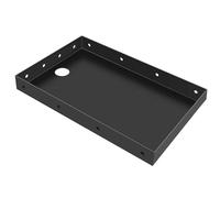 SUNGOOYUE Stainless Steel Printer Shelf, Printer Trays Countertop Tray Thermal Stand With Cable Management Hole For Pos Receipt Scanner eler Stainless Steel Shelf, Wall (A)