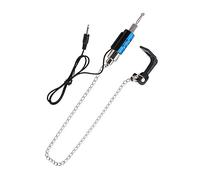 SUNGOOYUE Super Sensitive LED Illuminated Fish Bite Alarm, Easy Mount Fishing Tackle Indicators Accessory (Red (Blue)