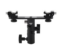 SUNGOOYUE Support for Two Shoe Shoes with Double, Light and Durable, Vertical Adaptation of 180 °, Compatible with the Most Lighting, Ideal for Photography Enthusiasts