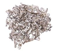 SUNGOOYUE Swing Arm Clasp Latch Bulk 100-Set Value Pack (Silver) | right latch hook for birdhouses Rust proof Sturdy construction Tool boxes Professional craftsmen