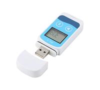 SUNGOOYUE Temperature Data Logger USB Portable Data Logger with ABS Housing LCD Display 32000 Points Internal Sensor 14 to 158 Fahrenheit for Cold Chain Warehouse