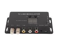 SUNGOOYUE TV Link Modulator, Professional UHF Modulator with Adjustable Sound Video Output, 21 Channel Display, for Hotels Supermarkets Bars Restaurants, PAL NTSC, 471.25MHz 885.25MHz