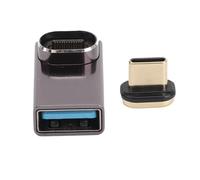 SUNGOOYUE Type C Magnetic Adapter, USB3.1 Magnetic Connector 10Gbps Data Transfer Reversible Plug with Indicator Light, for Laptop Phone Tablet Hard Disk