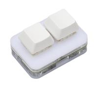 SUNGOOYUE USB 2 Key Mini Keypad Custom RGB LED Backlight Macro Programming Keyboard Type C For OS X Office (White)