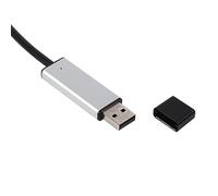 SUNGOOYUE USB to DMX Adapter Metal and Plastic Mini DMX512 Controller 1m Cable Buffer Transmission USB Powered for Computer Stage Lighting DJs Events