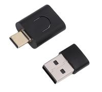 SUNGOOYUE USB to USB C Adapter, Bluetooth 5.4 Transmitter Le Audio Adapter with Aptx Adaptive Low Latency for TV Pc Laptop Car to Wireless Earbuds Headphones, Plug and Play