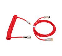 SUNGOOYUE User -defined Gaming Keyboard Cable with the Type C Connector for Quick Connect Keyboard Accessories for an Efficient Charging USB C Cable for the (Red)