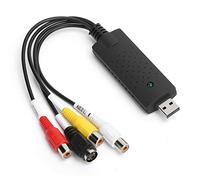 SUNGOOYUE Video Converter Portable USB Collection Card Black Real-time Recording Playback for Windows XP/Vista/7/8/10/