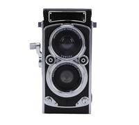 SUNGOOYUE Vintage Digital Camera, Retro TLR 12 MP 1080P FHD Video Autofocus Compact Pocket Camera with 16 GB Card