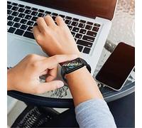 SUNGOOYUE Watch Screen Protector, Flexible TPU Material Full Wrap Case with HD Touch Sensitivity and Impact Resistant, for Band 6 Band 6 6Pro 7 (Black)