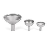 SUNGOOYUE Water Bottles, Hydration Packs And Cups And Durable Stainless Steel Kitchen Funnel For Oil Vinegar Rice Sugar Dispensing, With Wide Opening Design And Leak Proof Matte Finish Ti