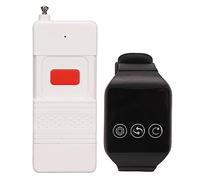 SUNGOOYUE Wireless Caregiver Pager, SOS Emergency Call Button Alert System with 1000m Range and Vibration Buzzer Alerts, for Elderly Patients Nurses and Caregivers