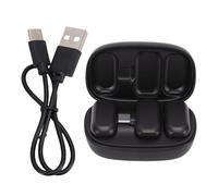 SUNGOOYUE Wireless Microphone, AI Noise Cancelling 24Bit Lavalier Mic with 48KHz High Sampling Rate for Video Recording Live Streaming