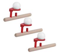SUNGOOYUE Wooden Floating Blow Pipe Balls Educational Toys for over 3 Years, Improves the Lung Capacity and Memory, Christmas Idea for and Adults