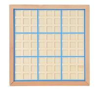 SUNGOOYUE Wooden Sudoku Game, Number Puzzle Educational Toy with Drawer, Logic Brain Teaser for Kids and Adults, Parent Child Family Travel Tabletop Play, Age Above 3
