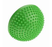 SUNGOOYUE Yoga Half Ball PVC Inflatable Massage Ball 16cm Foot Balance Trainer with Textured Surface Anti Slip Base for Yoga Stretching Muscle Relief and Home Fitness (Green)
