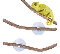 SunGrow 6 ft Reptile Vine for Terrarium, Flexible Climber Lizard Tank Decor, Ball Python Snake Climbing Accessories, Twistable and Bendable Habitat Decor Terrarium Vines for Chameleon, Bearded Dragon