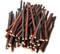 SunGrow Apple Sticks, Wood Chew Sticks for Rabbits, Chinchillas, Bunny, Hamster, Squirrel, Guinea Pigs, Small Animals Molar Pet Chew Toys Treat for Teeth Grinding 200g (7 oz)