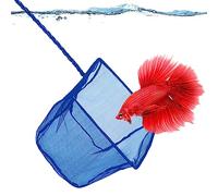 SunGrow Betta Fish Net, Secure Delicate Fin, 5x4 Inches with 11 Inches Handle, Extra Soft Nylon Net, Easy Routine Aquarium Tank Maintenance, Fish Tank Supplies