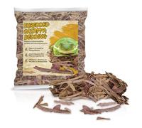 SunGrow Shredded Catappa Leaf Litter for Frogs, Increases Humidity, Ideal Hunting Ground for Fierce Frogs, Makes Terrarium Feel Like Home, Easy Maintenance, A Must for Dart Tadpoles, 1.8 oz