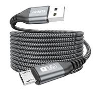 SUNGUY Micro USB Cable 5M [3Pack], USB to Micro USB Cable Nylon Braided