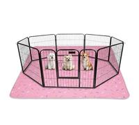 Sunheir Washable Pee Pads for Dogs Extra Large 48" x 60" 2-Pack, Reusable Puppy Pads Pet Training Pads for Dog Playpen Indoor, Waterproof Dog Pee Pads for Puppy Playpen, Whelping Pad - Pink