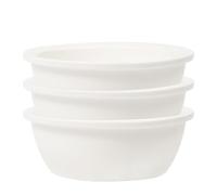 Sunhoo 3 PCS Replacement Ceramic Cat Bowls Pet Dish Microwave and Dishwasher Compatible - Outer Diameter(4.7in/12cm)