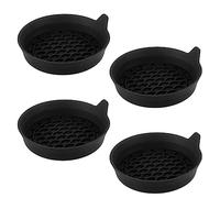 Sunhotty 4 Pcs Car Cup Holder Silicone Insert Car Cup Placemat Non-Slip Car Cup Protective Pad Heat Resistance Car Cup Holder Waterproof Car Cup Placemat for Most Car SUV Truck