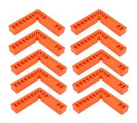 Sunicon 10Pcs 90Degree Right-Angle Auxiliary Positioner, Woodworking Tool Square Angle Ruler Holder for Woodworking