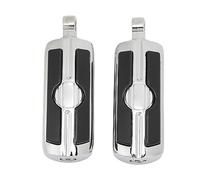 Sunicon 1pair Motorcycle Highway Footpegs, Angled Adjustable Foot Pedal Replacement for Most Motorcycles With 10mm / 0.4in Mounting Bolt