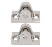 Sunicon 2 Pcs Bimini Top Deck Hinge Fitting,316 Stainless Steel Yacht Accessories High Flatness for Fishing Boat Yacht 2.05in X 0.98in