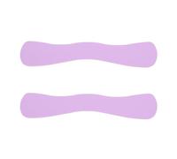 Sunicon 2Pcs Silicone Eyelash Pads, Reusable Wave Shape Holder Tray Holder Soft Silicone Pad for Eyelash Extensions Grafting Eyelash Tools (Purple)