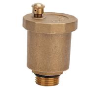 Sunicon Air Vent Valve, G1/2 Brass Air Vent Exhaust Valve Automatic Air Vent Valve Normal Pressure Male Thread Automatic One Way Air Vent Valve