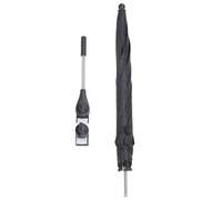 Sunicon Baby Stroller Parasol Clip On Baby Pram Sun Shade Sun Protection Umbrella with Adjustable Clamp for Beach Outdoor 85cm Large Version (Negro)